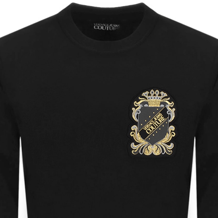 Alternative Image for ProductVersace Jeans Couture Shield Sweatshirt Black2